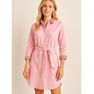 Lilly Pulitzer *NEW* Melon-Pink Janna Shirt-Dress